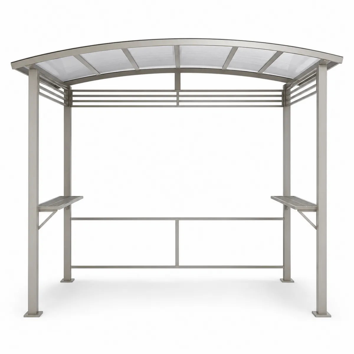 Aluminiowa wiata z dachem z poliwęglanu 300x150x240 cm